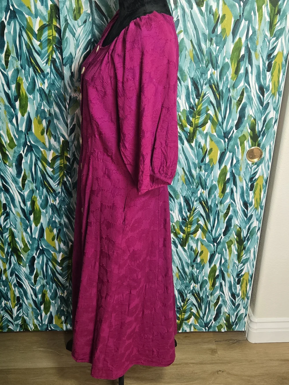 Kate Spade floral jacquard midi dress
